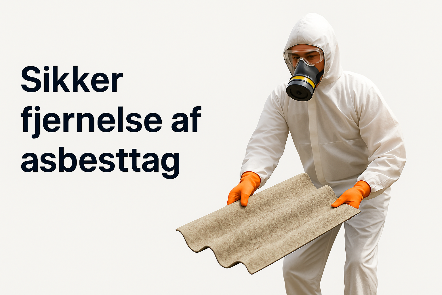 Sikker fjernelse af asbesttag